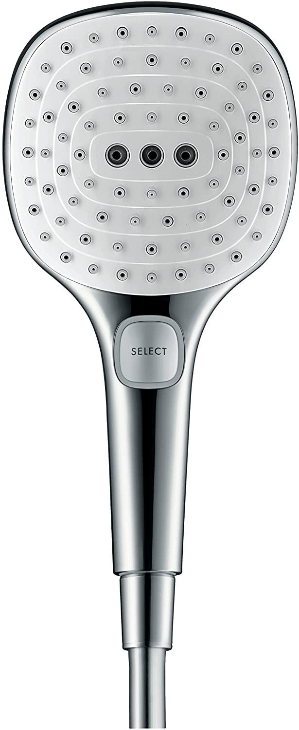 Душевой комплект со штангой Hansgrohe Raindance Select EcoSmart 26622400 Белый (143875) - фото 3