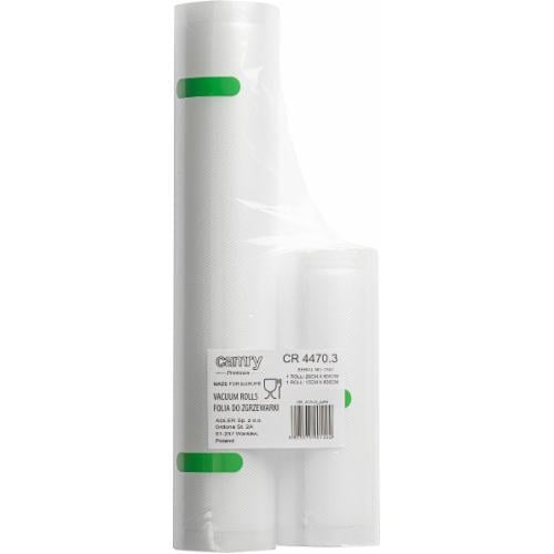 Пленка для вакууматора Camry CR 4470.3 1 шт. 28x600 см 1 шт. 15x600 см Пленка для вакууматора Camry CR 4470.3 1 шт. 28x600 см 1 шт. 15x600 см