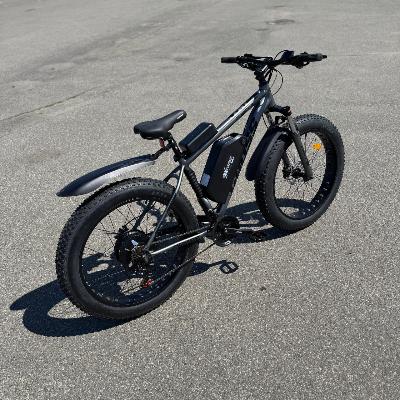 Велосипед з Е-комплектом Crossover 2025 48 В 750 Вт MXUS 21 Ah/ до 75 км запас ходу 26х4,0" Grey - фото 6