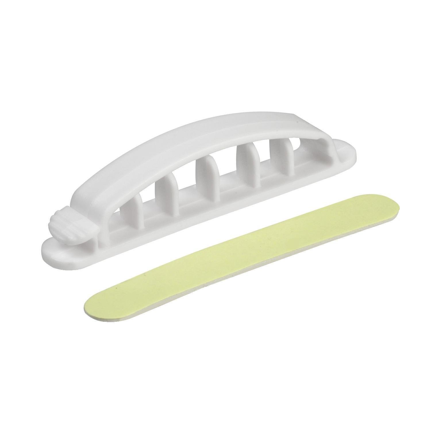 Фиксатор кабеля Unica System+ 5 шт. Белый (INS61209)