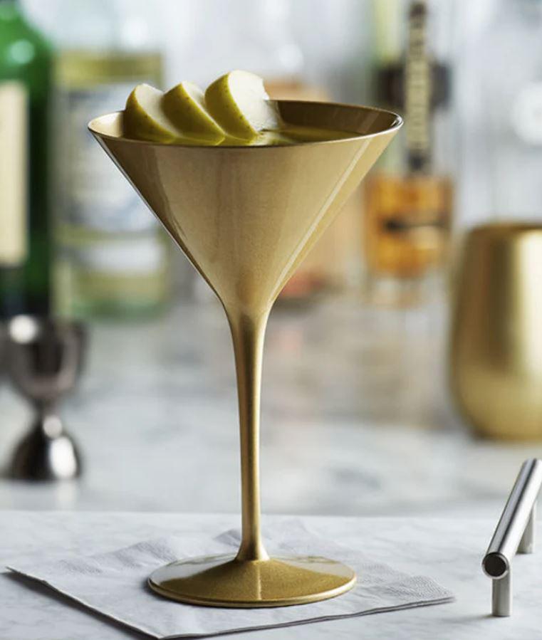 Набор бокалов для мартини Stölzle Lausitz Elements 240 мл 6 шт. Gold (1408325-1) - фото 3 Набор бокалов для мартини Stölzle Lausitz Elements 240 мл 6 шт. Gold (1408325-1) - фото 3