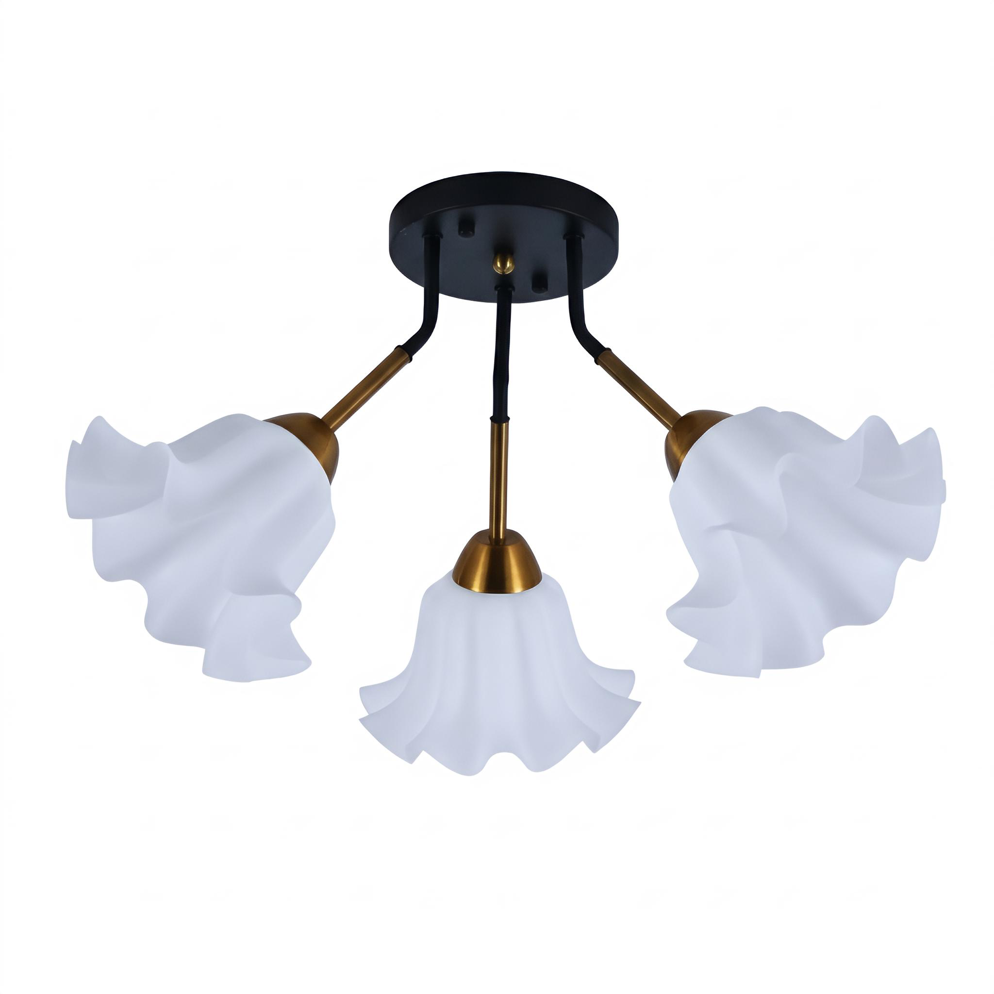 Потолочная люстра на 3 плафона Valeso XL25003-3 для гостиной и спальни Черный Медь (XL25003-3)