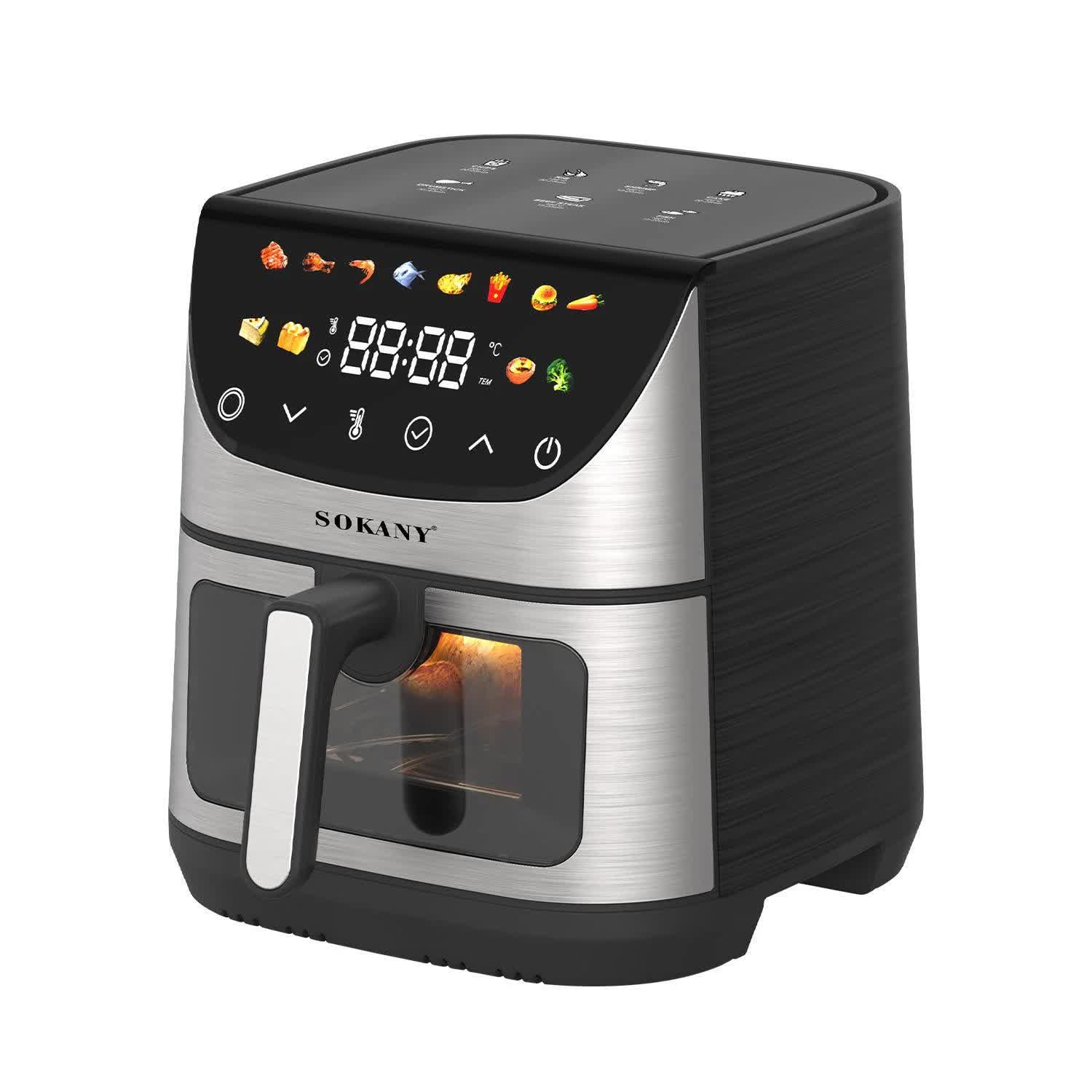 Мультипечь Sokany SK-10067 с сенсорным управлением 9,5 л 2400 Вт (29172388) Мультипечь Sokany SK-10067 с сенсорным управлением 9,5 л 2400 Вт (29172388)