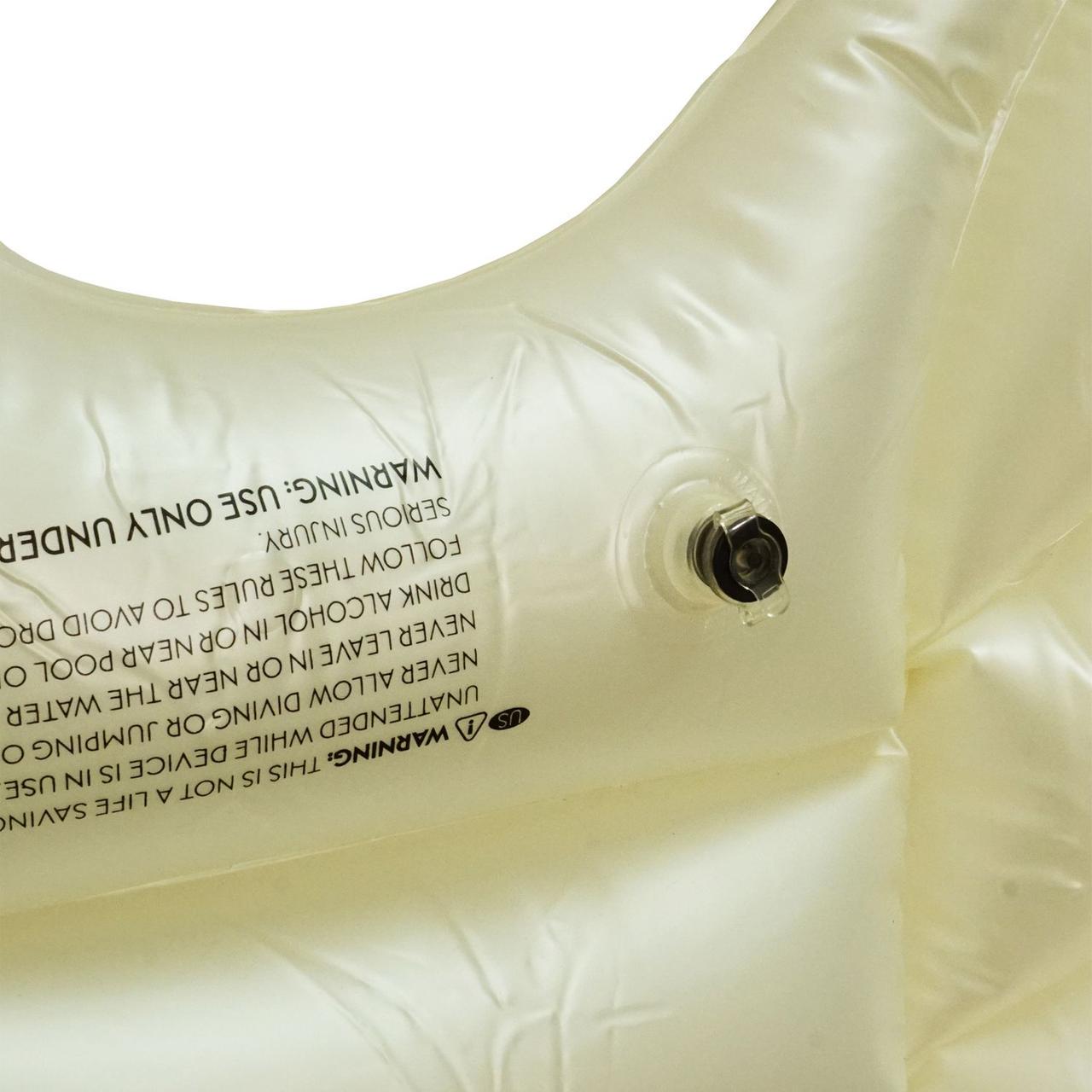 Матрас надувная пляжная Бабочка 250х180 см Бежевый (6039) - фото 3 Матрас надувная пляжная Бабочка 250х180 см Бежевый (6039) - фото 3