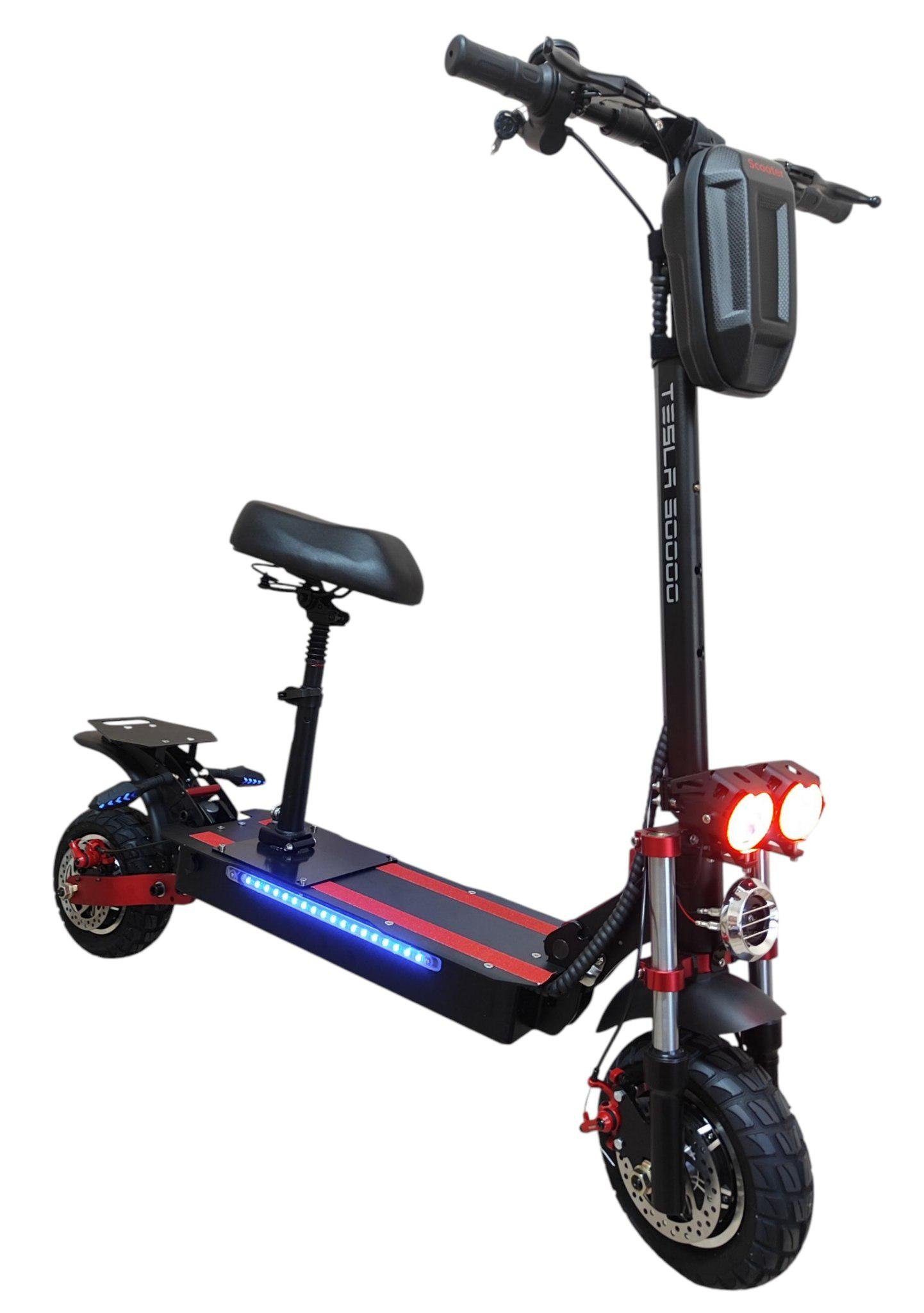 Електросамокат TESLA 30000 2x2000W 52V 19Ah з сидінням (28470401) - фото 3 Електросамокат TESLA 30000 2x2000W 52V 19Ah з сидінням (28470401) - фото 3