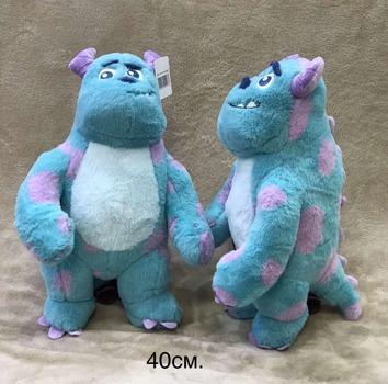 Іграшка монстр Саллі м'яка плюшева 40 см Блакитний (b-1205) - фото 2