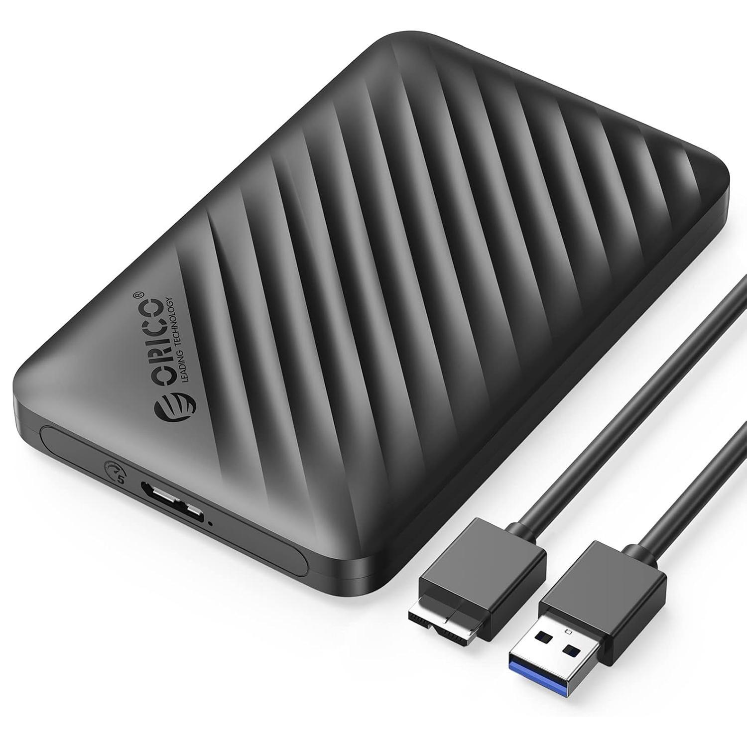 Зовнішня кишеня для HDD/SSD Orico 2.5"/USB 3.0 Чорний (ORICO-2521U3-V1-BK-EP)
