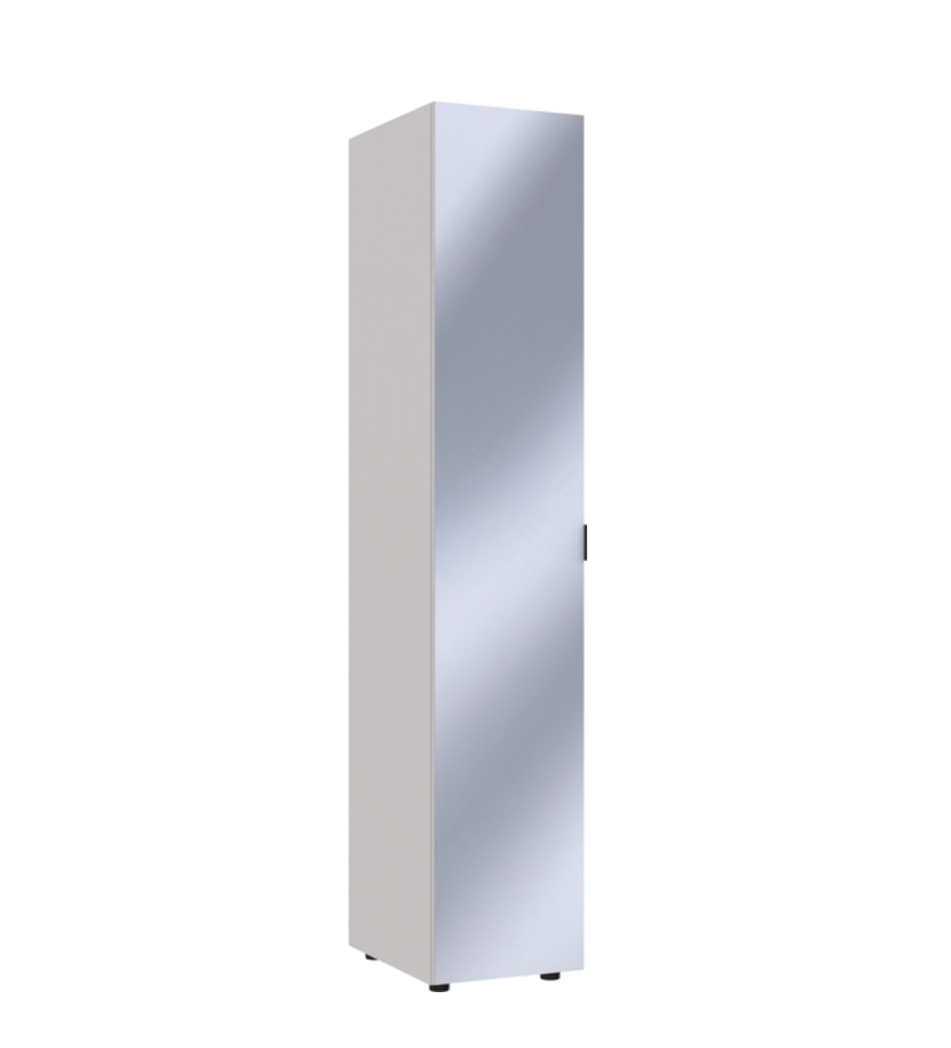 Шкаф пенал Doros Геллар с зеркалом Кашемир (80737635)