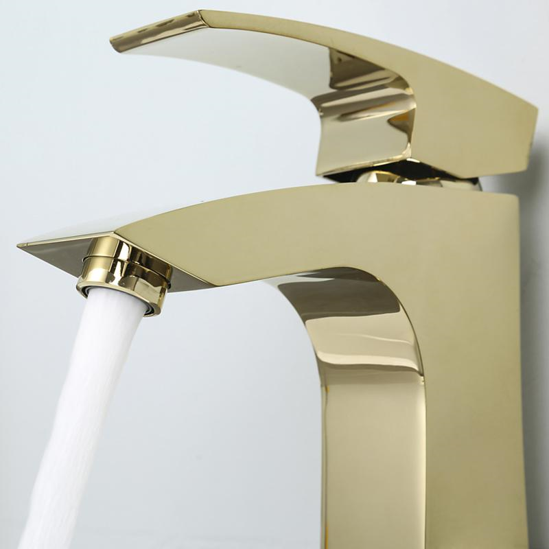 Смеситель для умывальника Gappo G1007-13 Золотой (1045060) - фото 9 Смеситель для умывальника Gappo G1007-13 Золотой (1045060) - фото 9