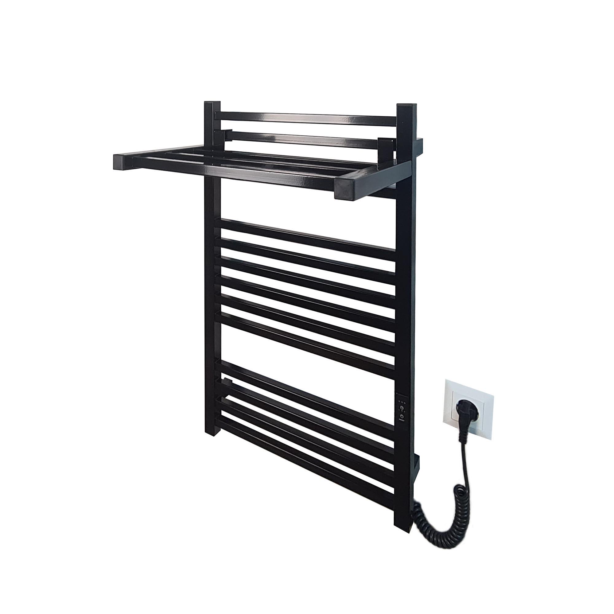 Полочка для полотенцесушителя Carino LORENZO Черный глянец (28766337) - фото 4 Полочка для полотенцесушителя Carino LORENZO Черный глянец (28766337) - фото 4