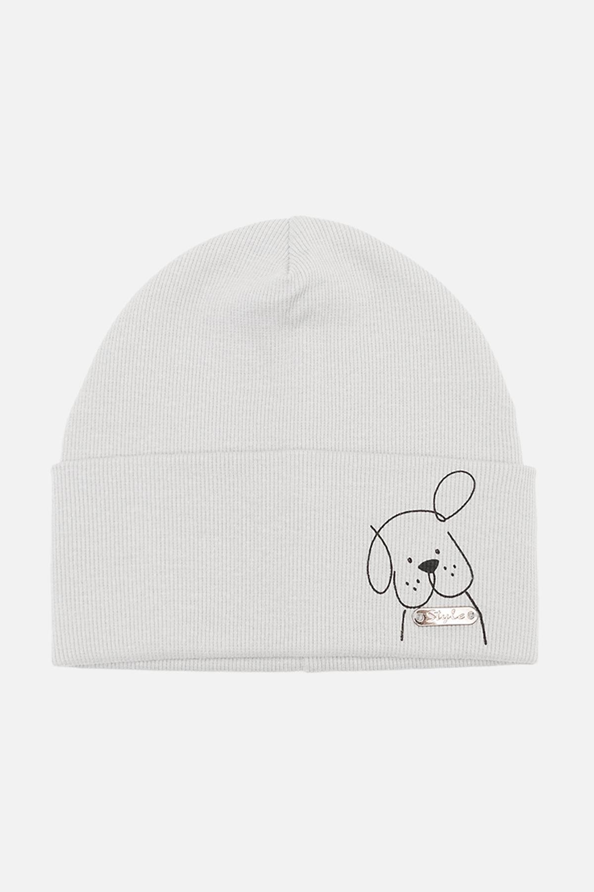 Шапка для мальчика 48-50 см Серый (24099924) Шапка для мальчика 48-50 см Серый (24099924)