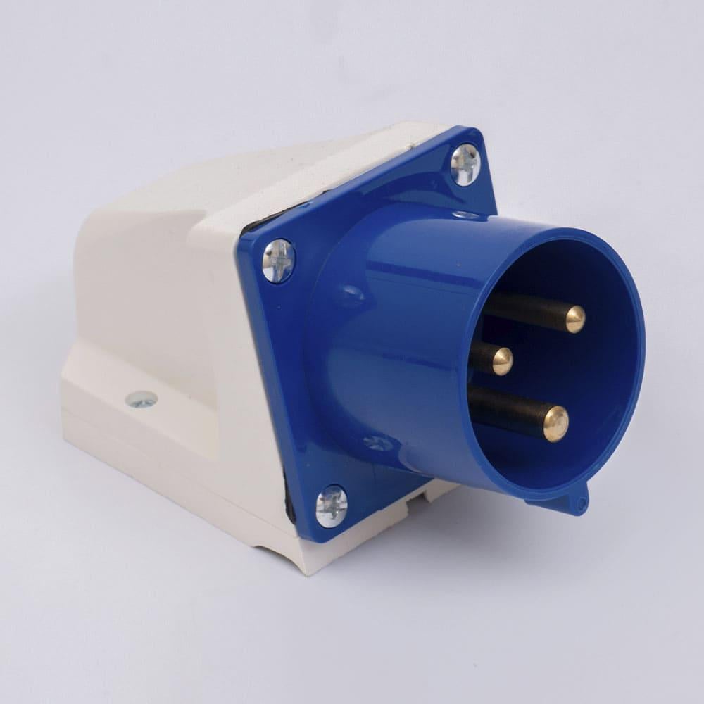 Вилка стационарная TAKEL наружная Синий (503223)