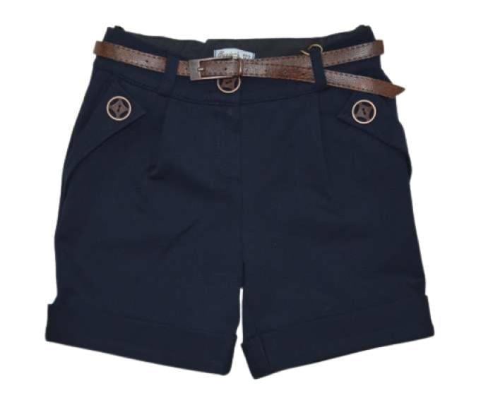 Шорты школьные для девочки Suzie ДЖАНЕТ 04 шерсть 152 см Синий (695001_152)