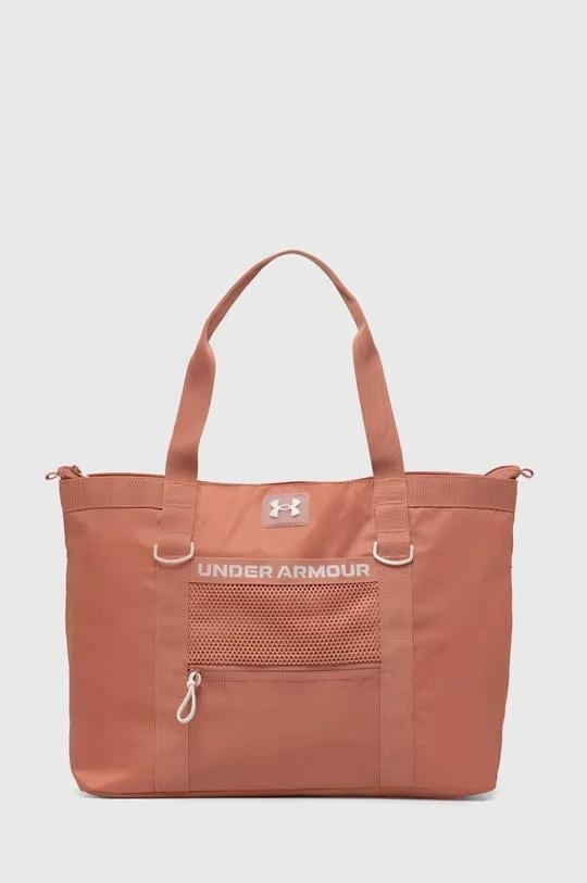 Спортивна сумка жіноча Under Armour Studio Tote 21L OSFM 40,5x31,5x17,5 см Рожевий (1381907-696)