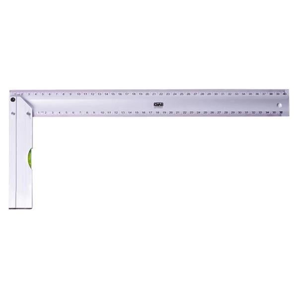 Уголок строительный Сила алюминиевый с уровнем 350 мм