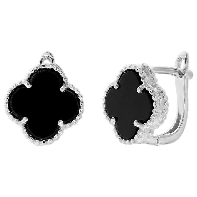 Серьги серебряные Dark Onyx 925° (СК2О/1024)