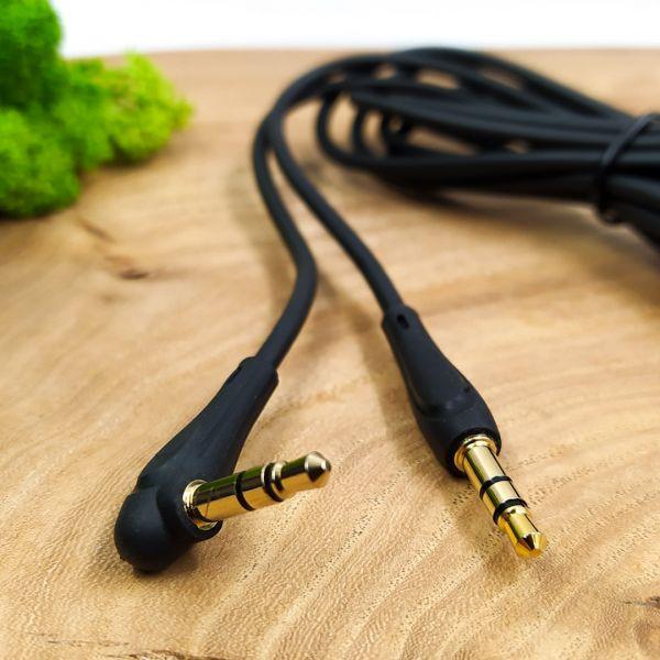 Аудиокабель угловой Hoco UPA14 Aux 2 м Black - фото 3