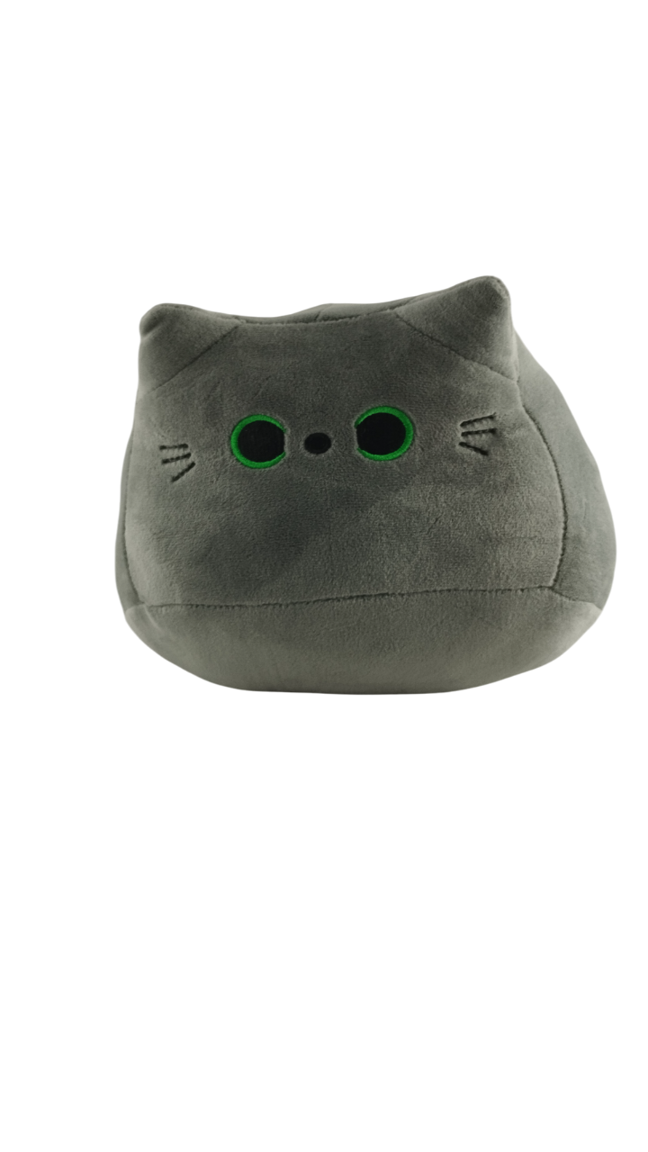 Мягкая игрушка антистресс Cat 15 см Gray (000001)