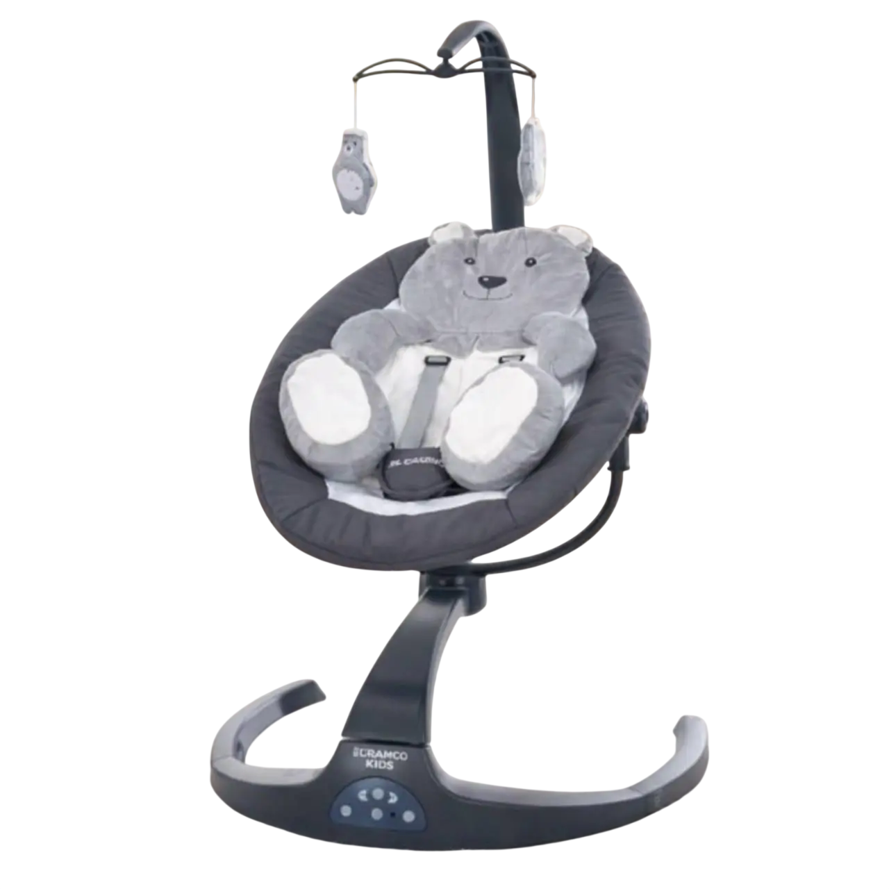 Укачивающий центр детский El Camino ME 1077 HUGS Gray напольный из комбинированных материалов 64х66х77 см Серый (150-7-ME 1077 HUGS Gray)