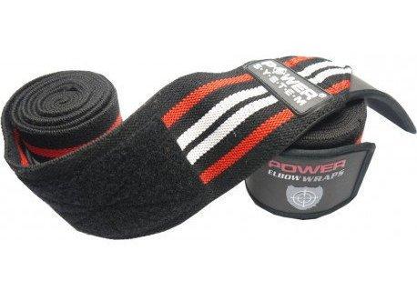 Бинти на коліна Power System Knee Wraps PS-3700 Red/Black - фото 3