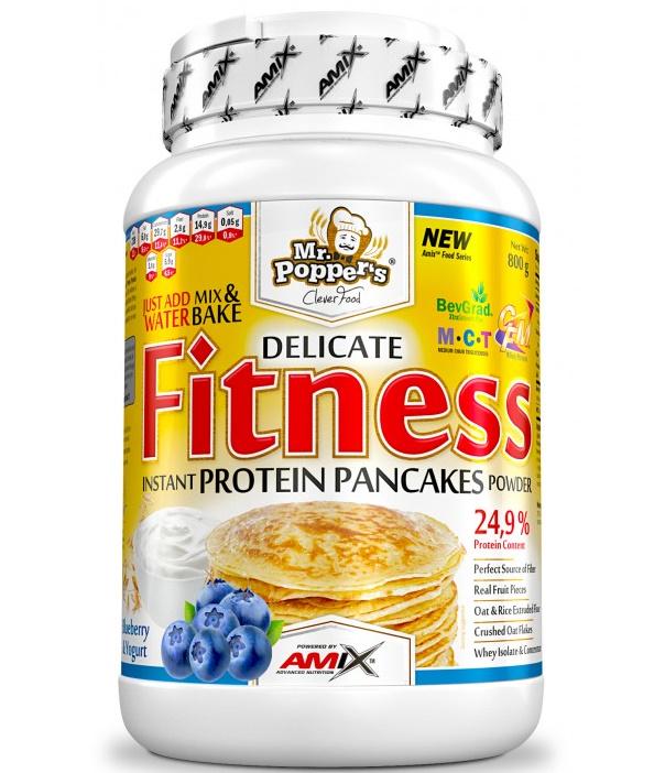 Замінник живлення Amix Nutrition Mr.Popper's Fitness Protein Pancakes 800 г 13 порцій Blueberry Yogurt (000017172)