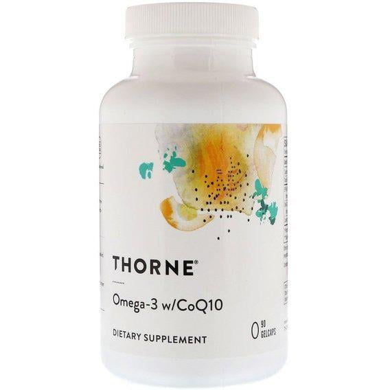 Омега 3 Thorne Research Omega-3 with CoQ10 90 Gel Caps