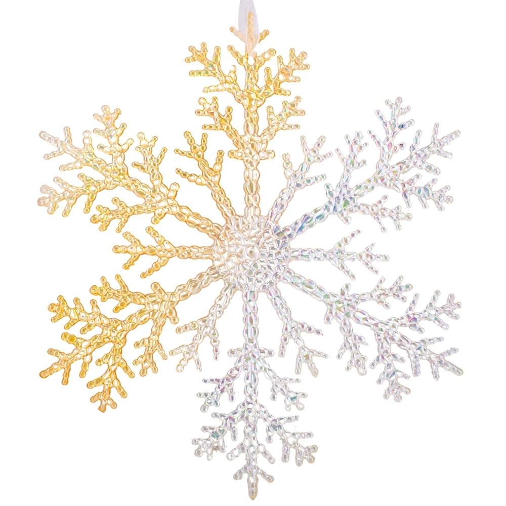 Набор елочных игрушек Хрустальная снежинка 6 шт. 21 см (6027-047) Набор елочных игрушек Хрустальная снежинка 6 шт. 21 см (6027-047)