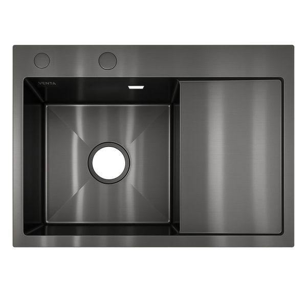 Мойка для кухни Venta BVM7848B 780x480 мм Black (109680) Мойка для кухни Venta BVM7848B 780x480 мм Black (109680)