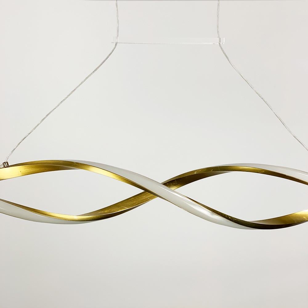 Світильник лінійний підвісний LED SCREW 100 см Золотий (h 20L AB) - фото 4 Світильник лінійний підвісний LED SCREW 100 см Золотий (h 20L AB) - фото 4