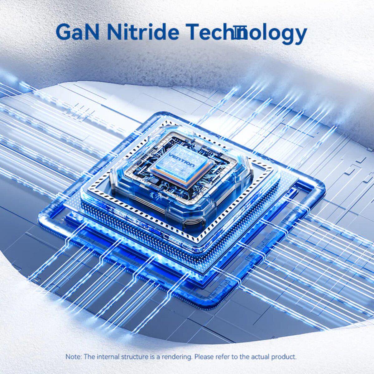 Зарядное устройство Vention 1xUSB 1xType-C GaN Charger 30W EU-Plug 3A Black (FEQB0-EU) - фото 2 Зарядное устройство Vention 1xUSB 1xType-C GaN Charger 30W EU-Plug 3A Black (FEQB0-EU) - фото 2