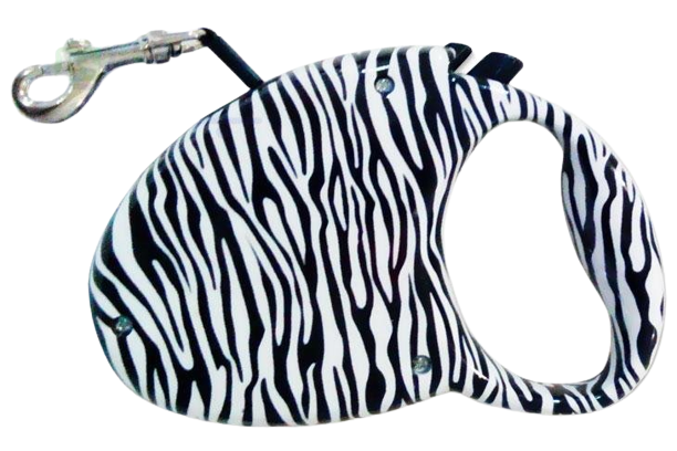 Поводок-рулетка для собак Зебра до 20 кг 3 м (2296440437)