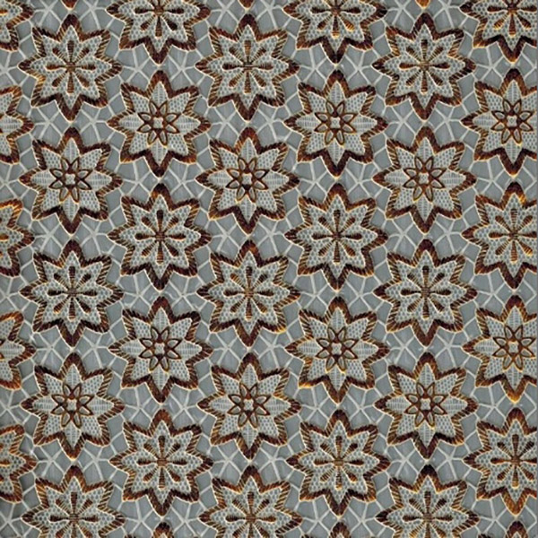 Клейонка вiнiлова Stenson ажурна з золотом 1,37х20 м (МА-2095)