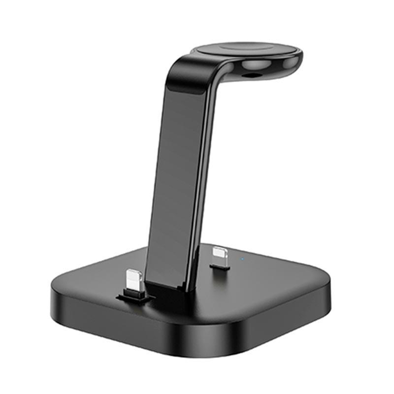 Беспроводное зарядное устройство Hoco Qi Graceful 3в1 Charger CW43 Black (11315193)