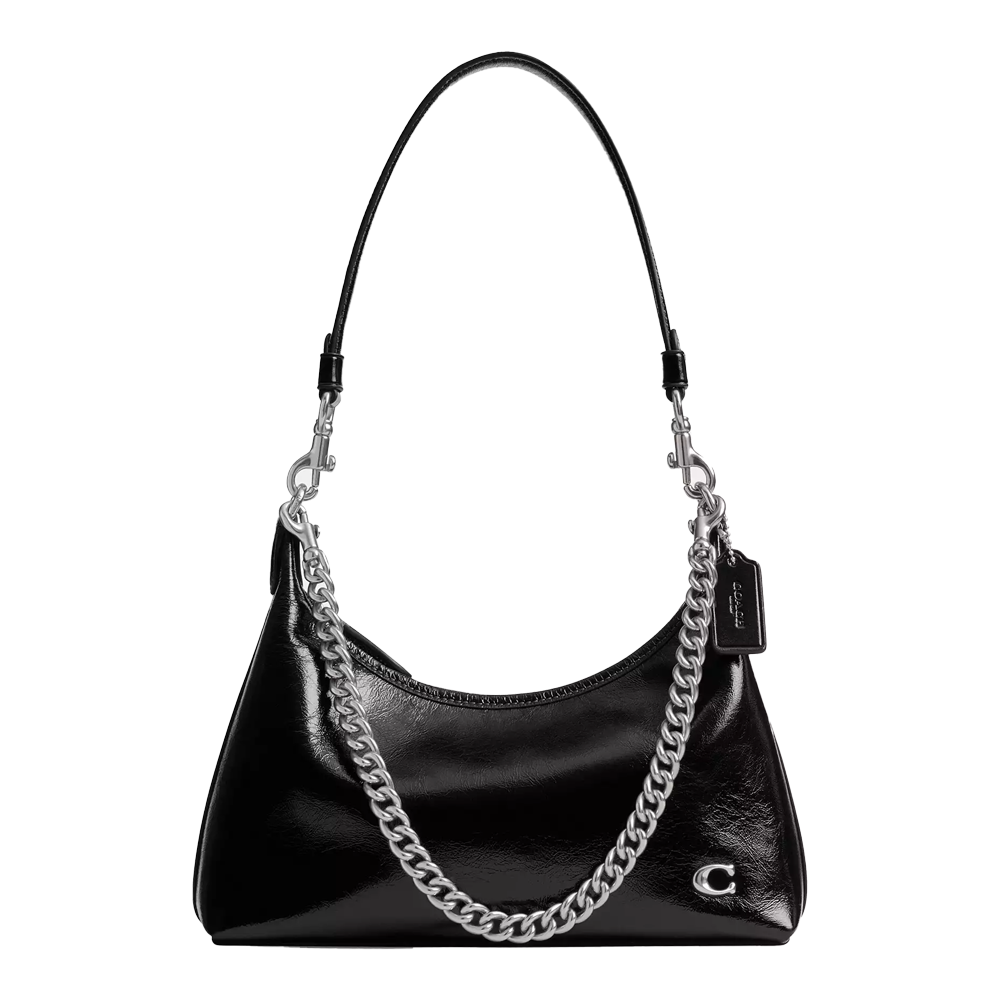 Сумка женская Coach Juliet Shoulder Bag 25 Silver/Black (CH16)