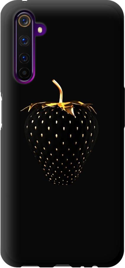 Чехол на Realme 6 Pro Черная клубника (3585b-1893-42517)