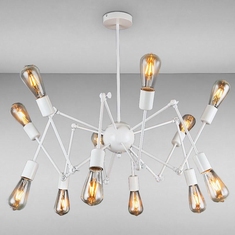 Люстра-паук подвесная Levistella 761ZD012-12 Белый