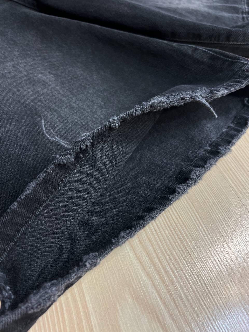 Шорты женские джинсовые Zeo Basic 4869 бермуды большие р. 44 Черный (4280) - фото 8 Шорты женские джинсовые Zeo Basic 4869 бермуды большие р. 44 Черный (4280) - фото 8