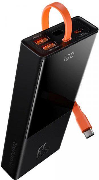 Внешний аккумулятор Baseus Elf Digital Display 65 W 20000 mAh Black (PPJL65C)