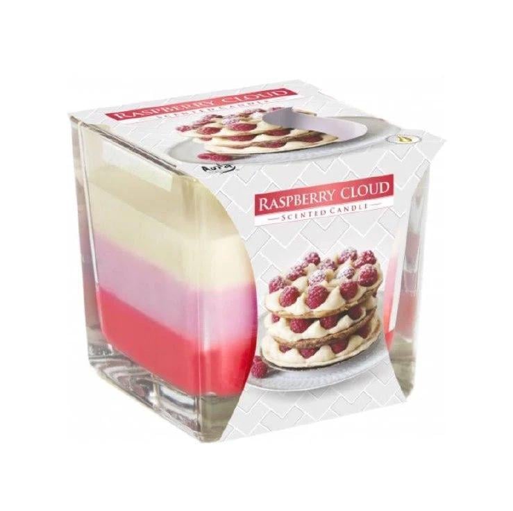 Ароматическая свеча трехцветная Bispol Малиновое облоко (1707752840) Ароматическая свеча трехцветная Bispol Малиновое облоко (1707752840)