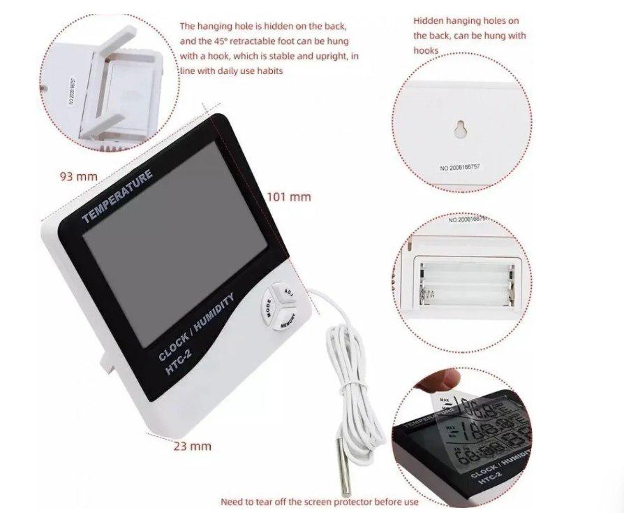 Термометр-гигрометр цифровой для детской комнаты 4в1 (142854) - фото 4 Термометр-гигрометр цифровой для детской комнаты 4в1 (142854) - фото 4