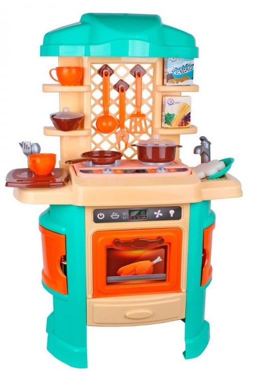 Кухонный набор детский ТехноК с электронным модулем для девочки (5637)