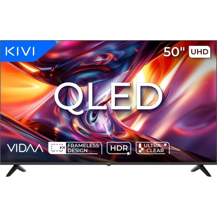 Телевизор Kivi 50U9000HB 50" QLED 4K UHD VIDAA LAN Wi-Fi Black