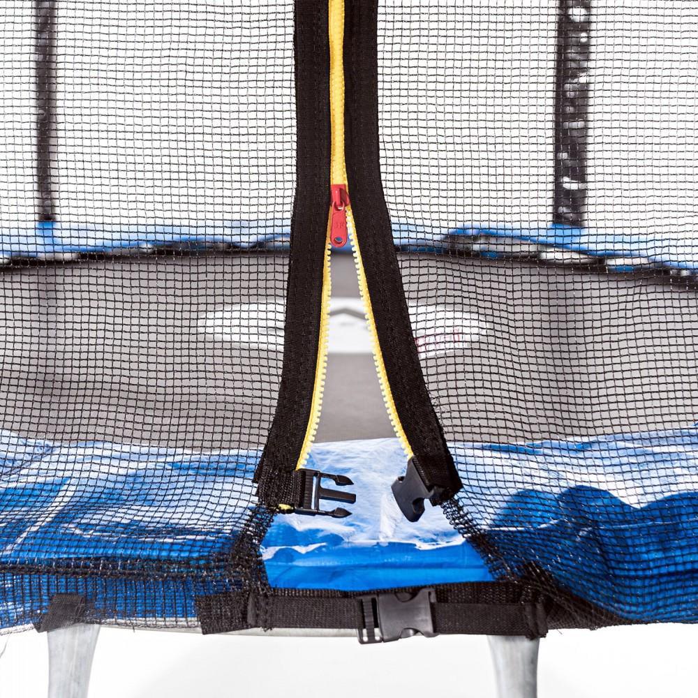 Батут детский Atleto с защитной сеткой и стремянкой 312 см до 120 кг - фото 4