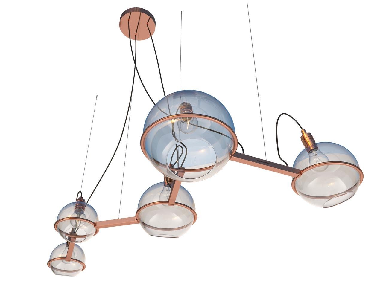 Люстра Pikart Lights Cassiopeia Созвездие Кассиопеи 20922 Медный (1692307845)