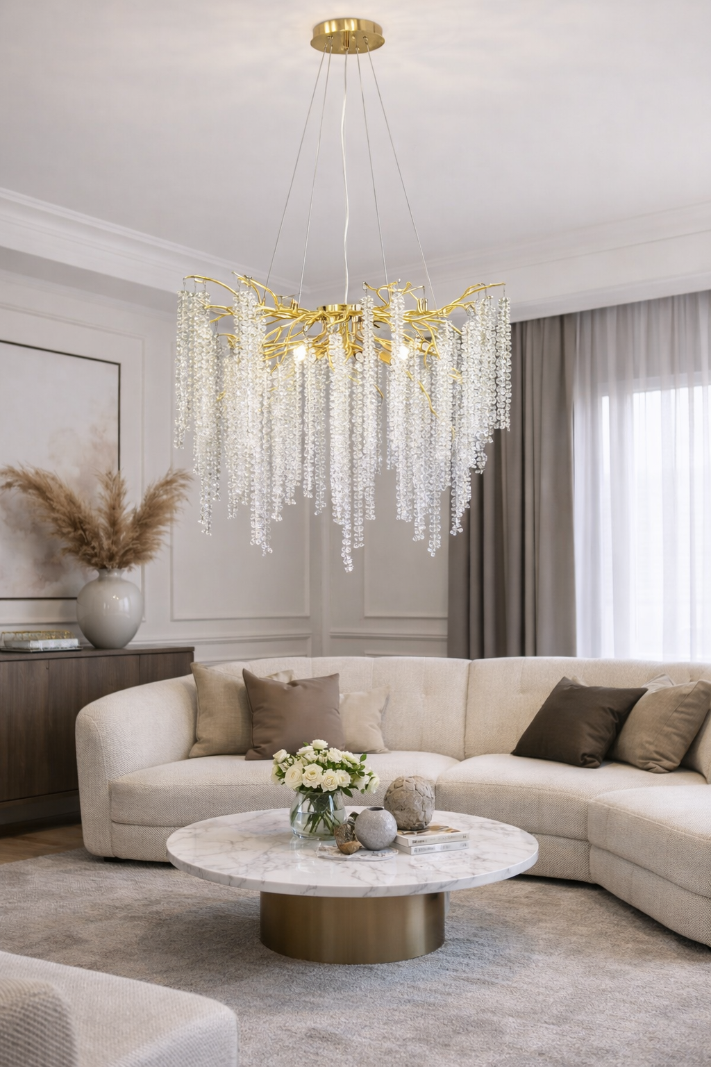 Люстра Frozen Bloom G9 220V х 12 шт. (20285/80GD)