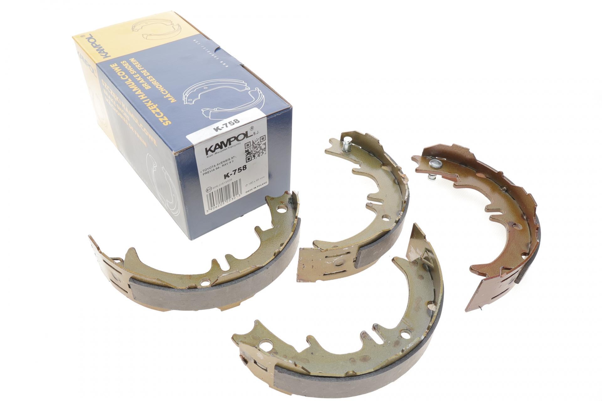 Колодки ручника KAMPOL K-758 Toyota Rav4 94-05 190x45