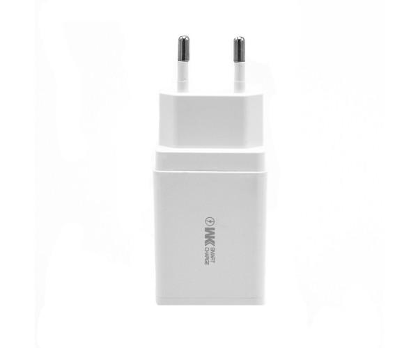 Устройство сетевое зарядное Remax RP-U62 1USB PD QC3.0 3A без кабеля White