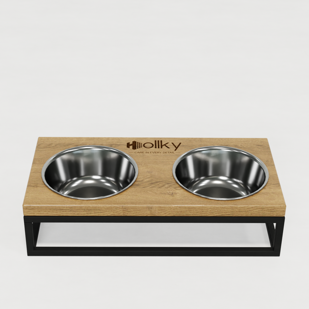 Миски на подставке для маленьких собак и котов Hollky Base S 2х0,45 л (BS-36187-BLNT) - фото 2