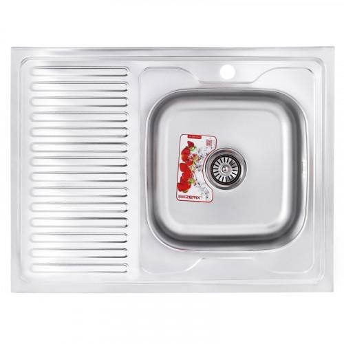 Мийка кухонна Zerix Z8060R-08-180MD Micro decor (ZS0610)