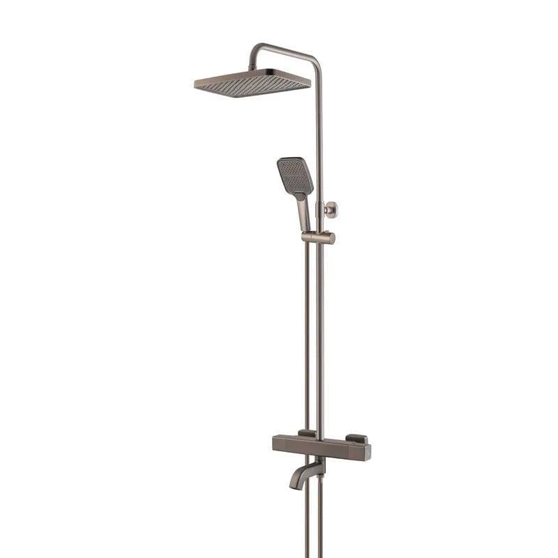 Душова колона KOER KB-57038-07 з термостатичним змішувачем Графіт (KR5962)